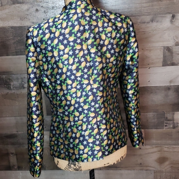 J. Crew tailored blazer size 6 lemons jacket lemon - Picture 4 of 6